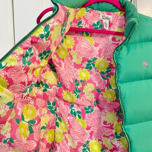 Lilly Pulitzer puffer vest sz M - Picture 3 of 3